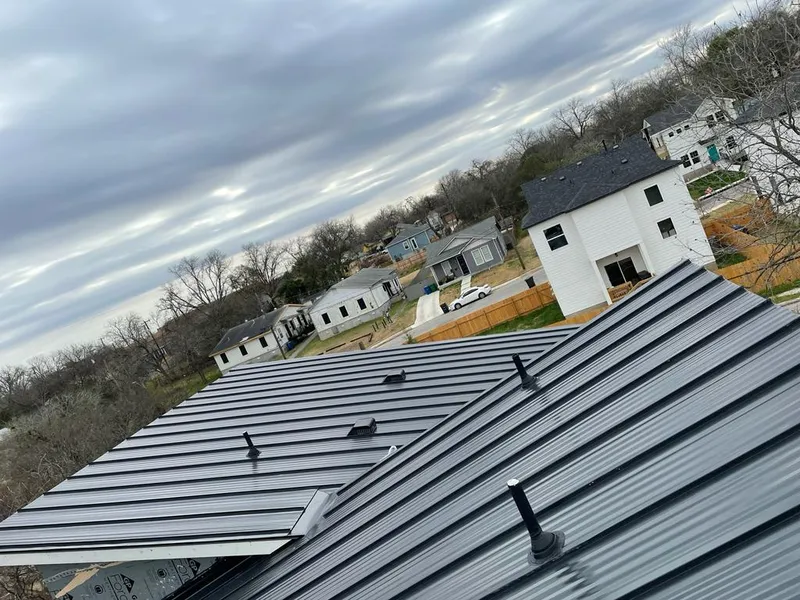 Standing seam metal roof panels with vents for Skylight Repair in Alamogordo